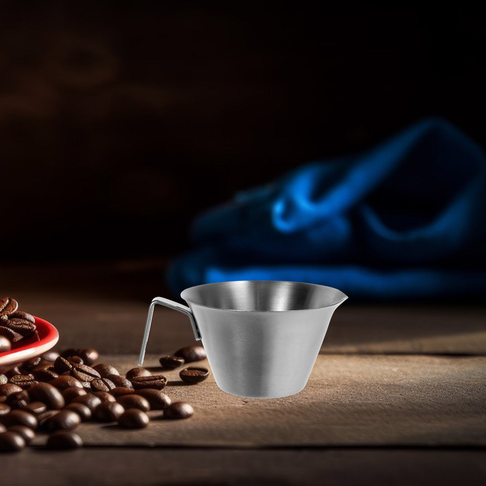 Espresso Shot Glass - Roestvrijstalen espresso-extractiebeker, gemarkeerd, met maatverdeling, koffieafschenkset,