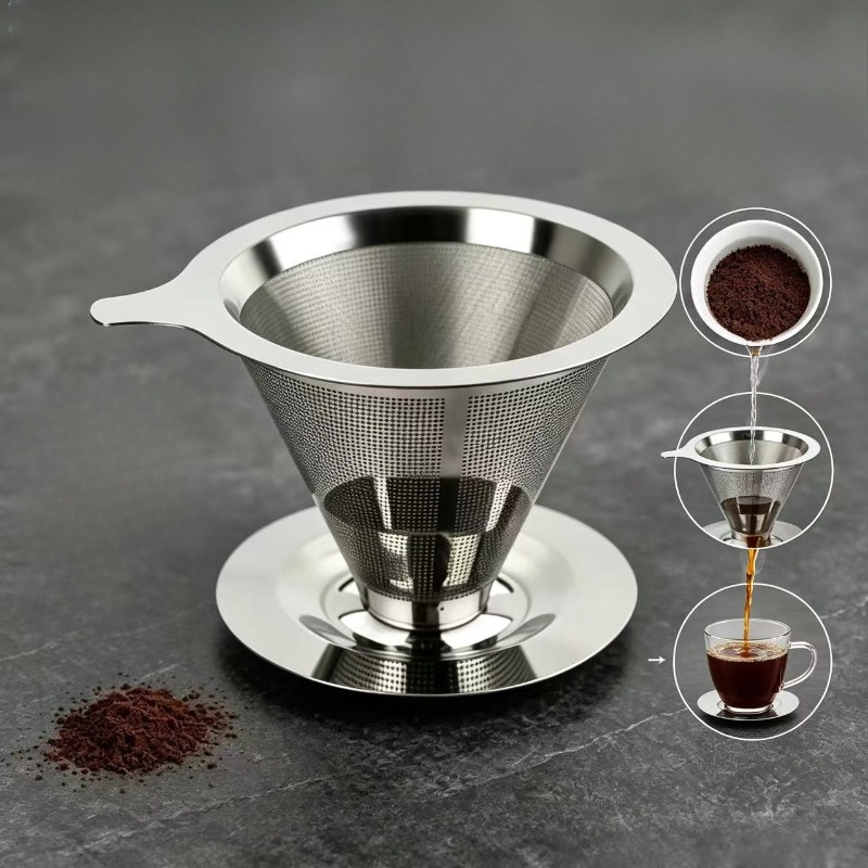 Pour Over Koffiefilter RVS Kof - Coffee Equipment Pour Over recensie en prijs